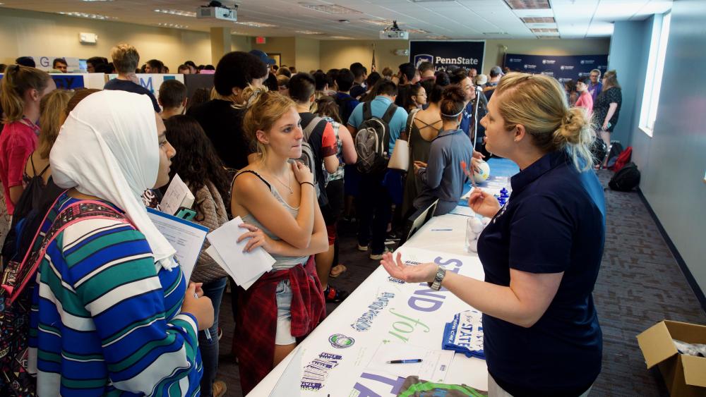 Students showcase campus clubs and organizations at fall Involvement