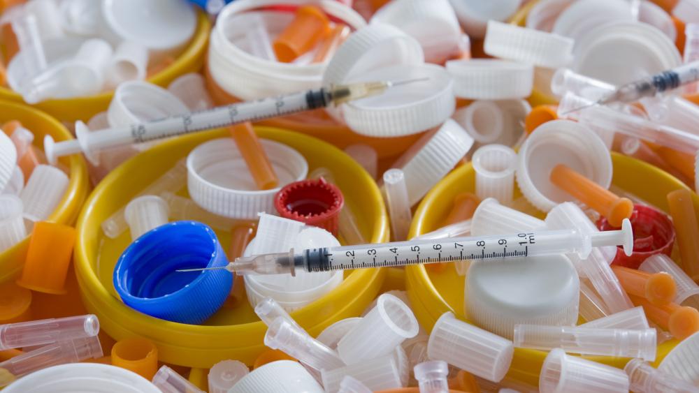 The Medical Minute Improper disposal of needles and syringes poses