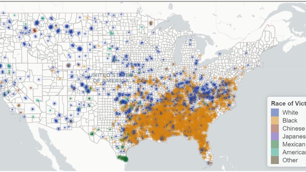 Map Reveals That Lynching Extended Far Beyond The Deep South Penn LynchingImageLarge