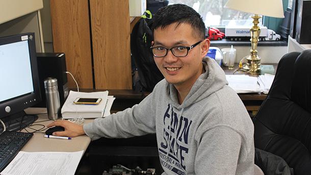 Engineering graduate student investigates smart maintenance in service