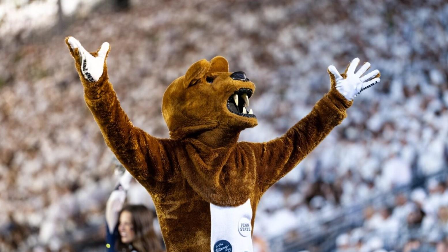 The Nittany Lion mascot