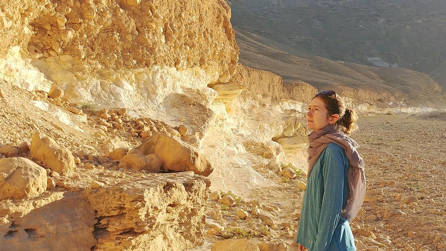 Sarah Ivory in Dhofar’s Nejd Desert