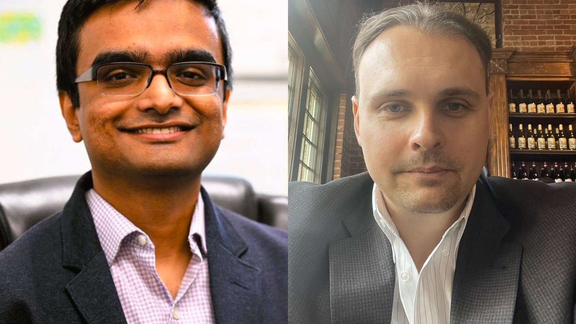 headshot photos of two researchers