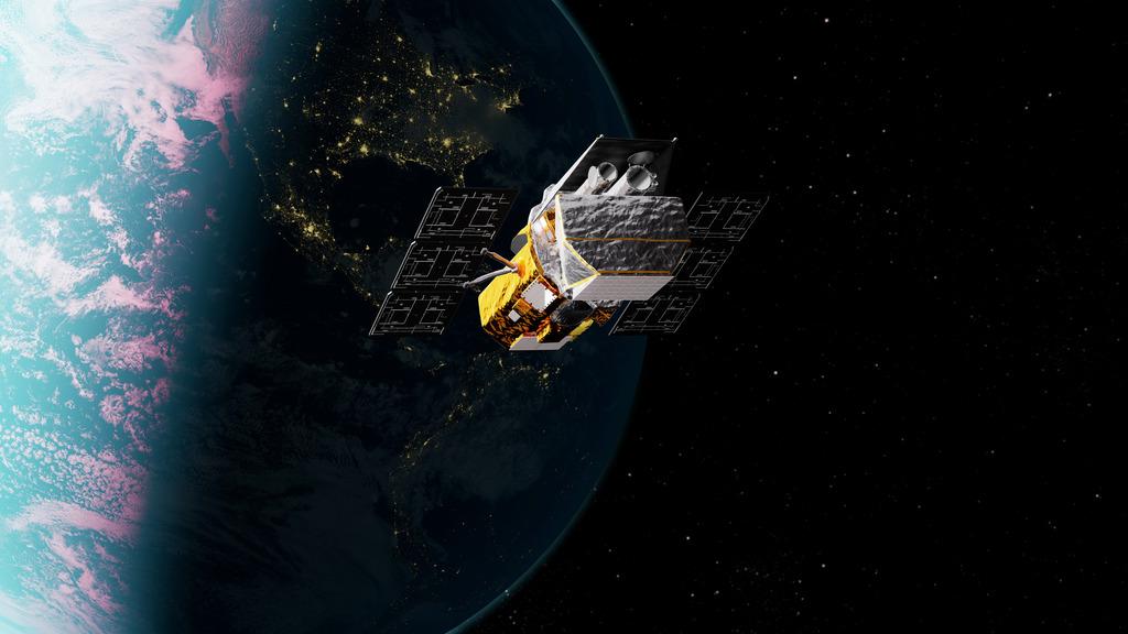 illustration of Swift Observatory orbiting Earth