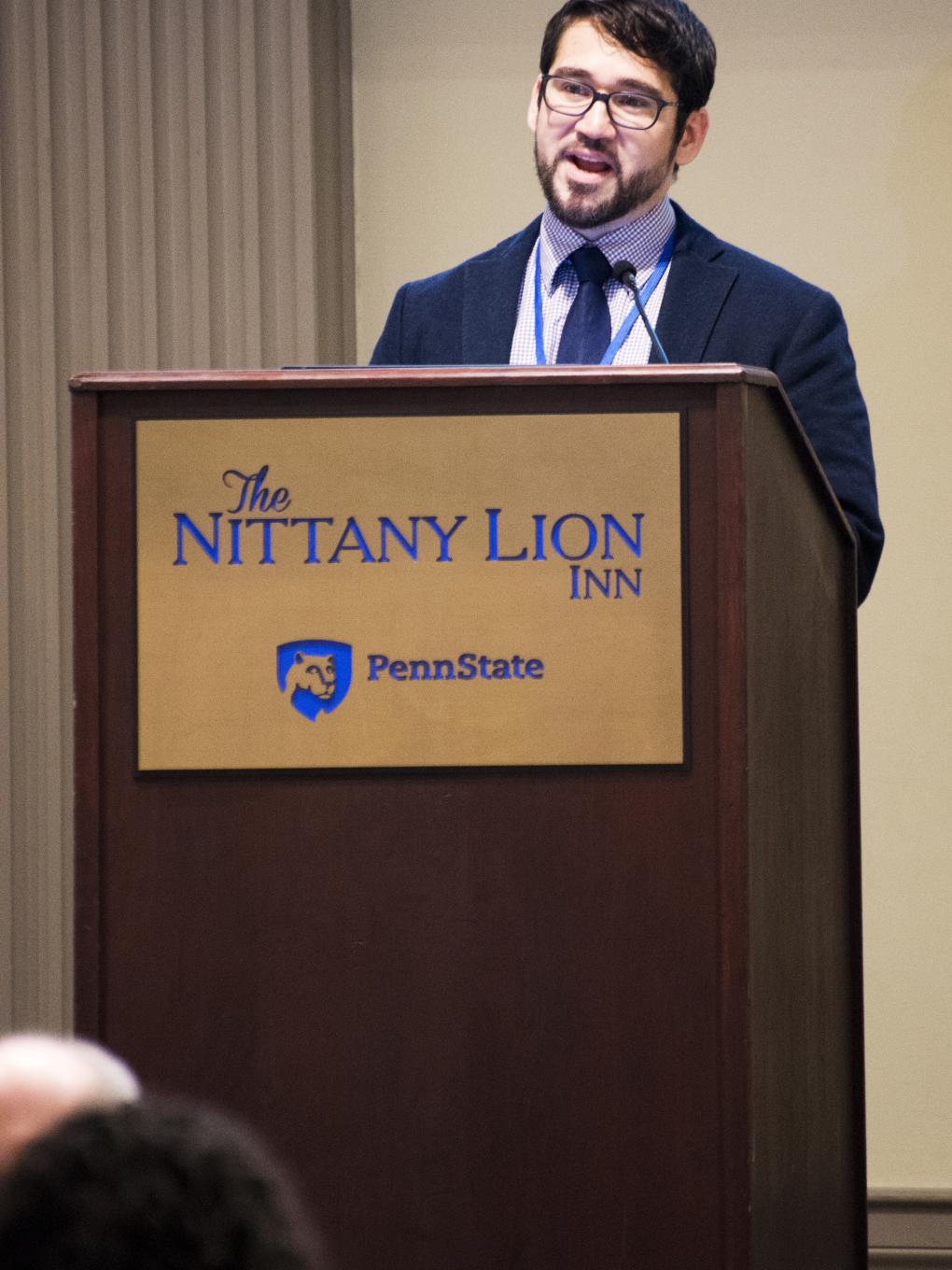 Efrain Marimon speaking at the Prison Education and Reentry Summit