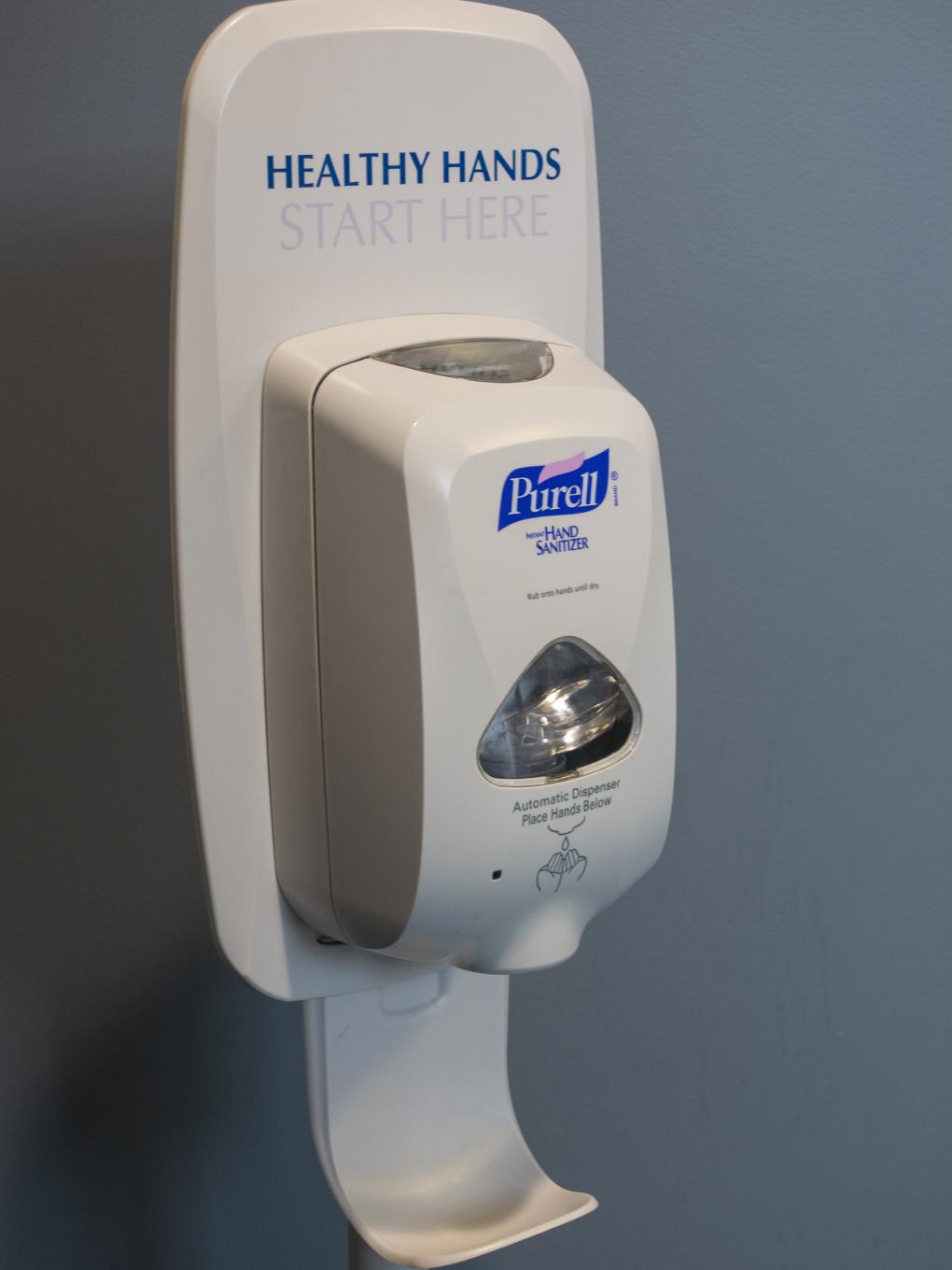 hand sanitizer dispenser