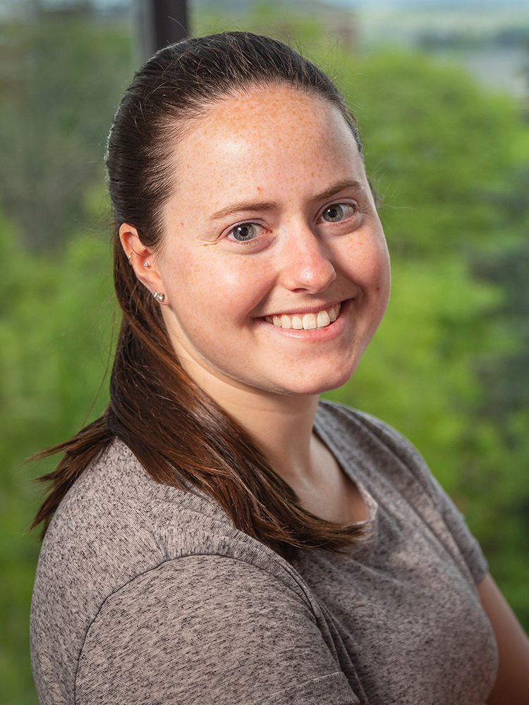 Albanie Hendrickson-Stives, third-place winner of Eberly's 2019 I AM STEM competition