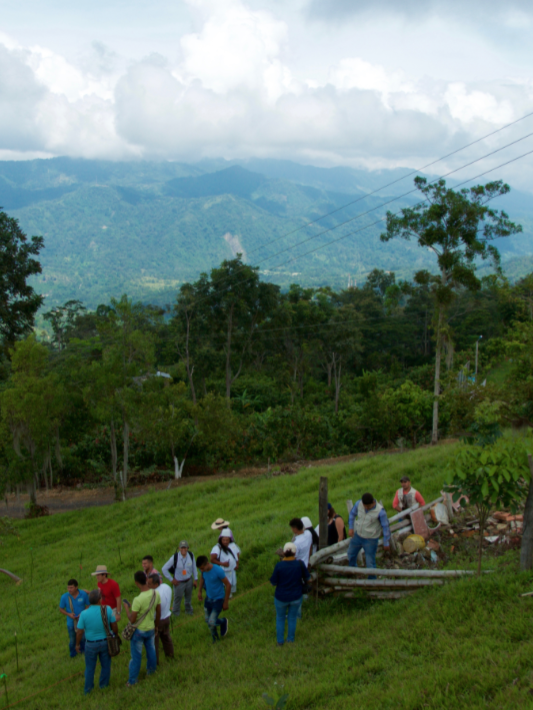 Sierra Nevada mountains in Colombia