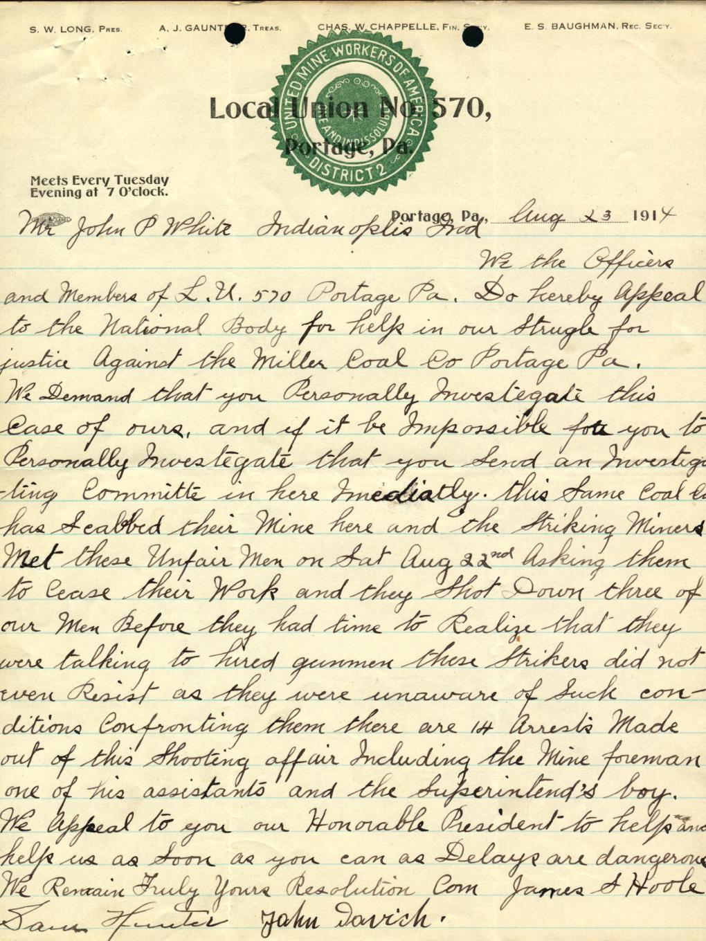 CLIR grant Local 570 letter