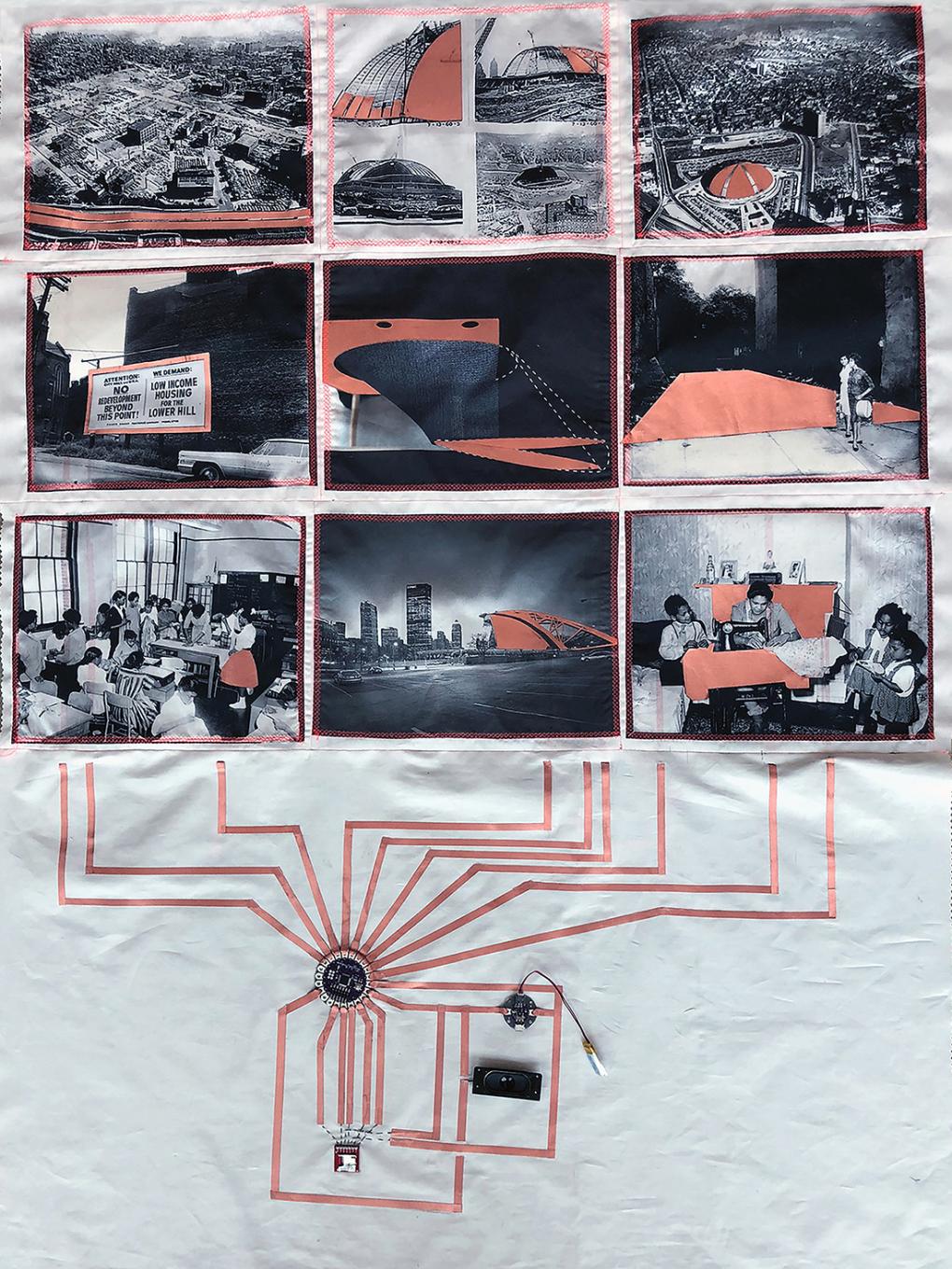 The Fabricating Networks Quilt: Scenes and Transmissions from the Hill District in Pittsburgh, PA. 