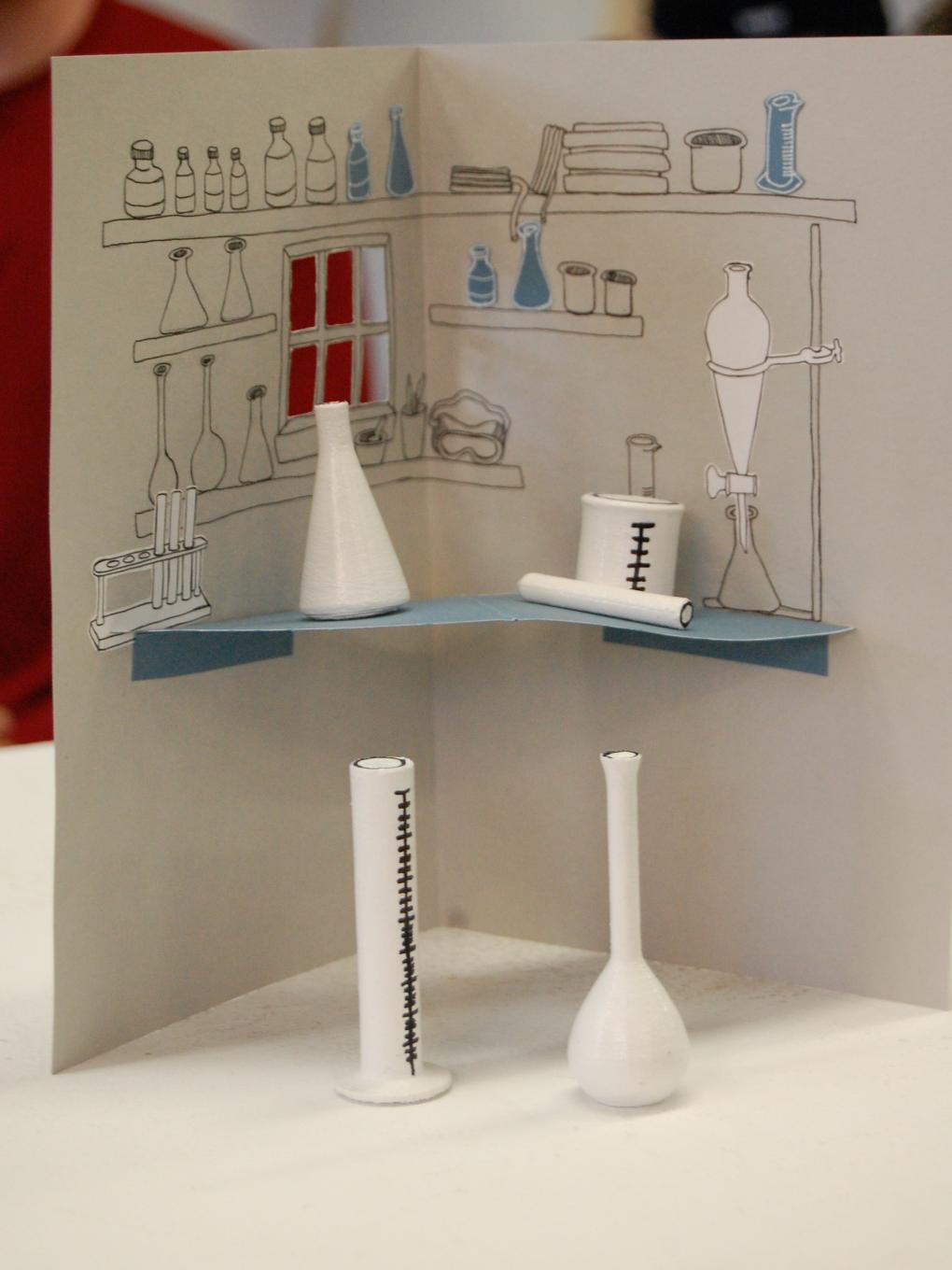 Pop-up chemistry set