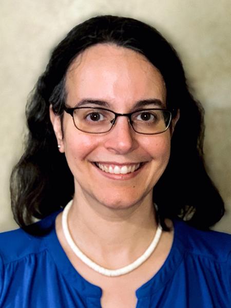 A portrait of Penn State Behrend professor Elisa Beshero-Bondar