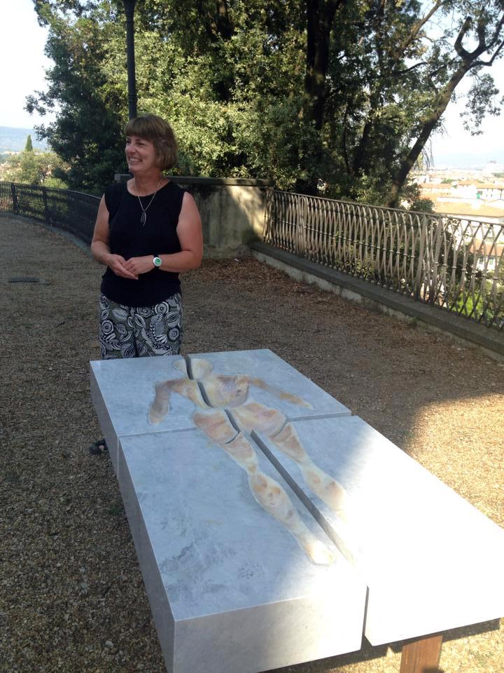 Millett with Stone Carving
