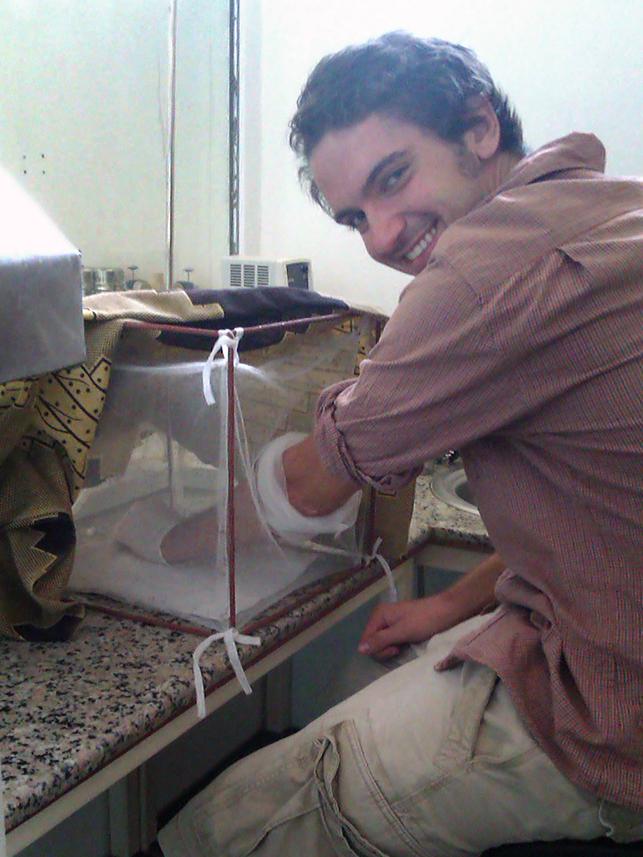 Penn State graduate Michael Henry helped study the age of mosquitoes and its relation to malaria.