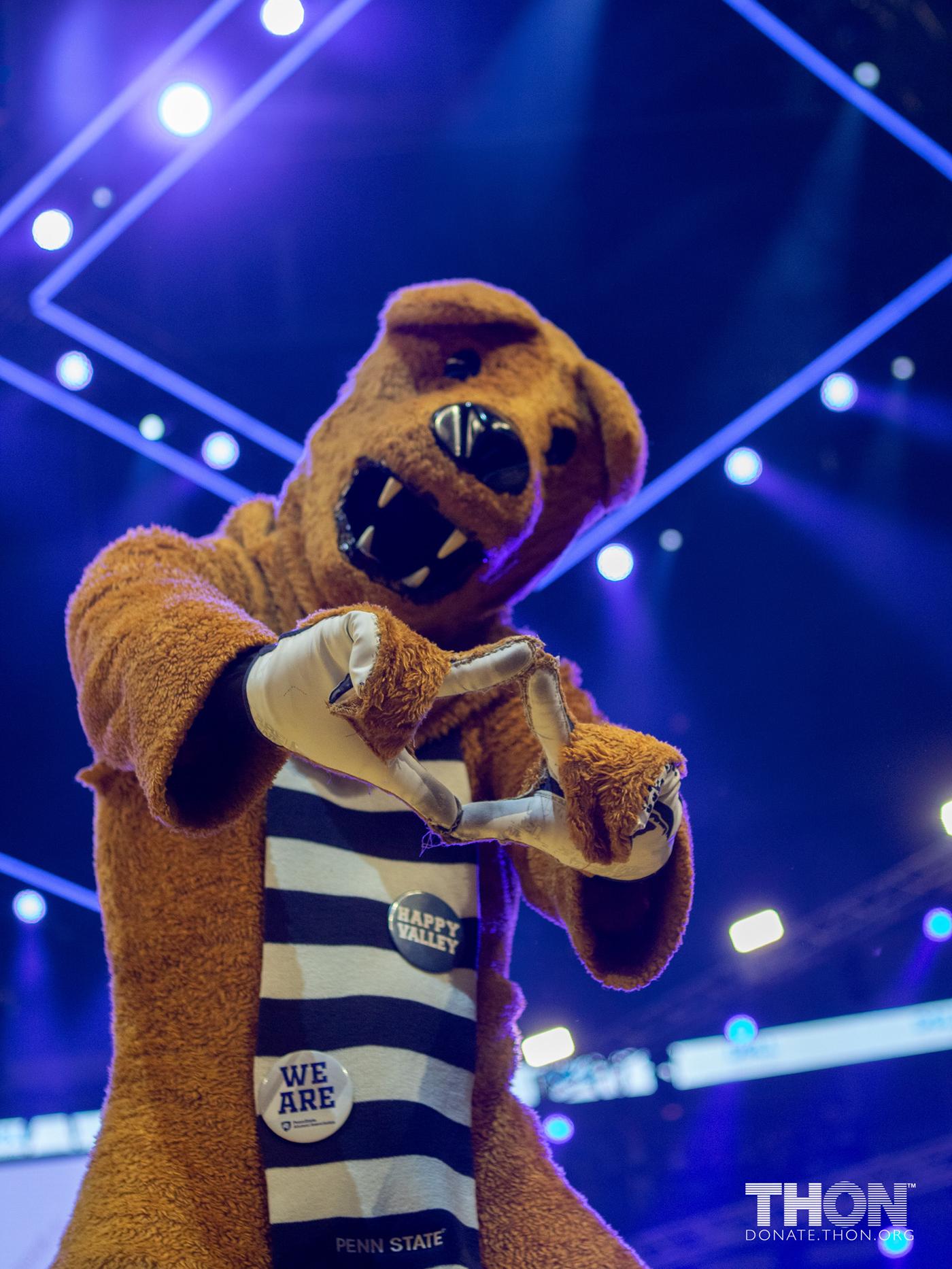 Nittany Lion at THON