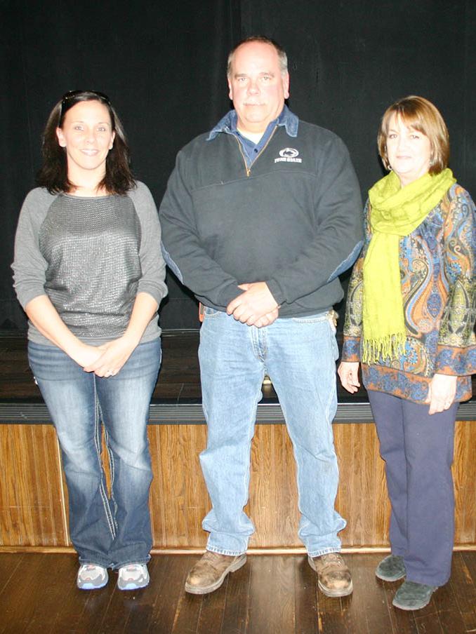Penn State Hazleton employees celebrating ten years of service. 