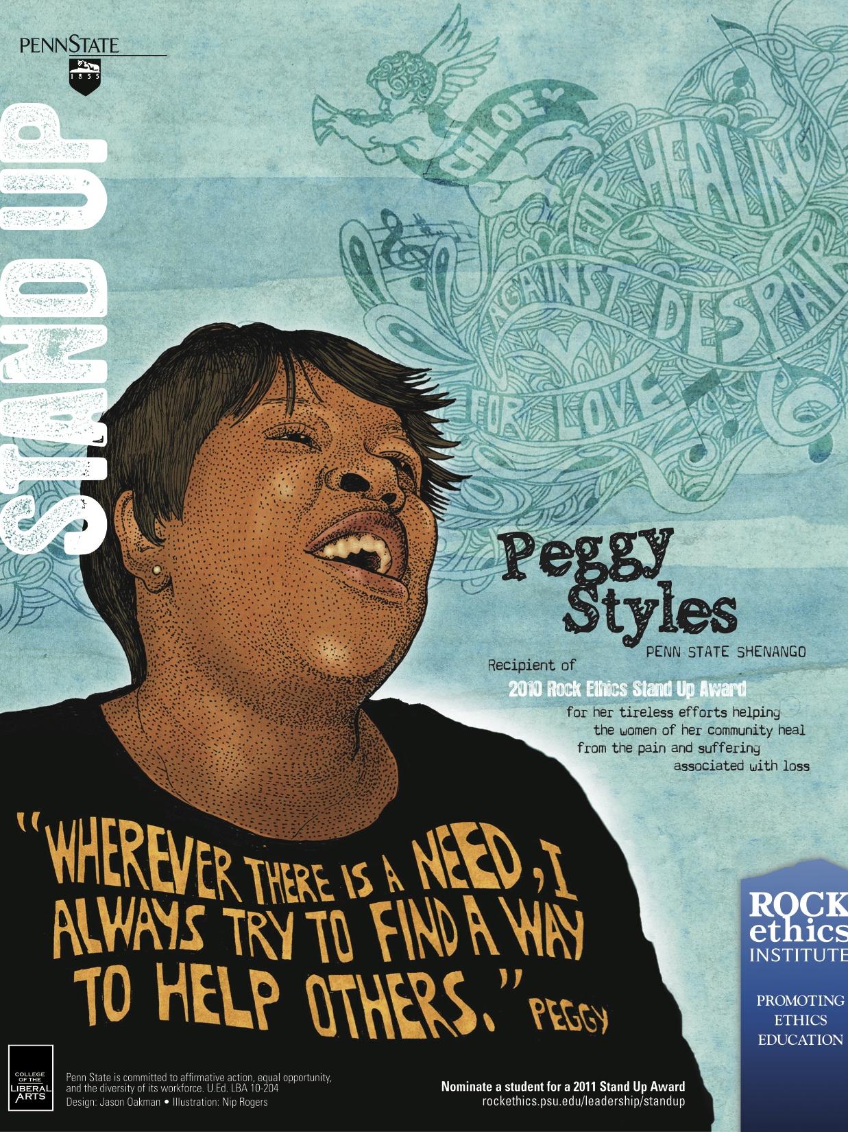 2010 Stand Up Honoree Peggy Styles