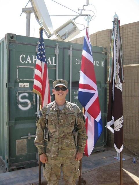 Sinj Lee in uniform