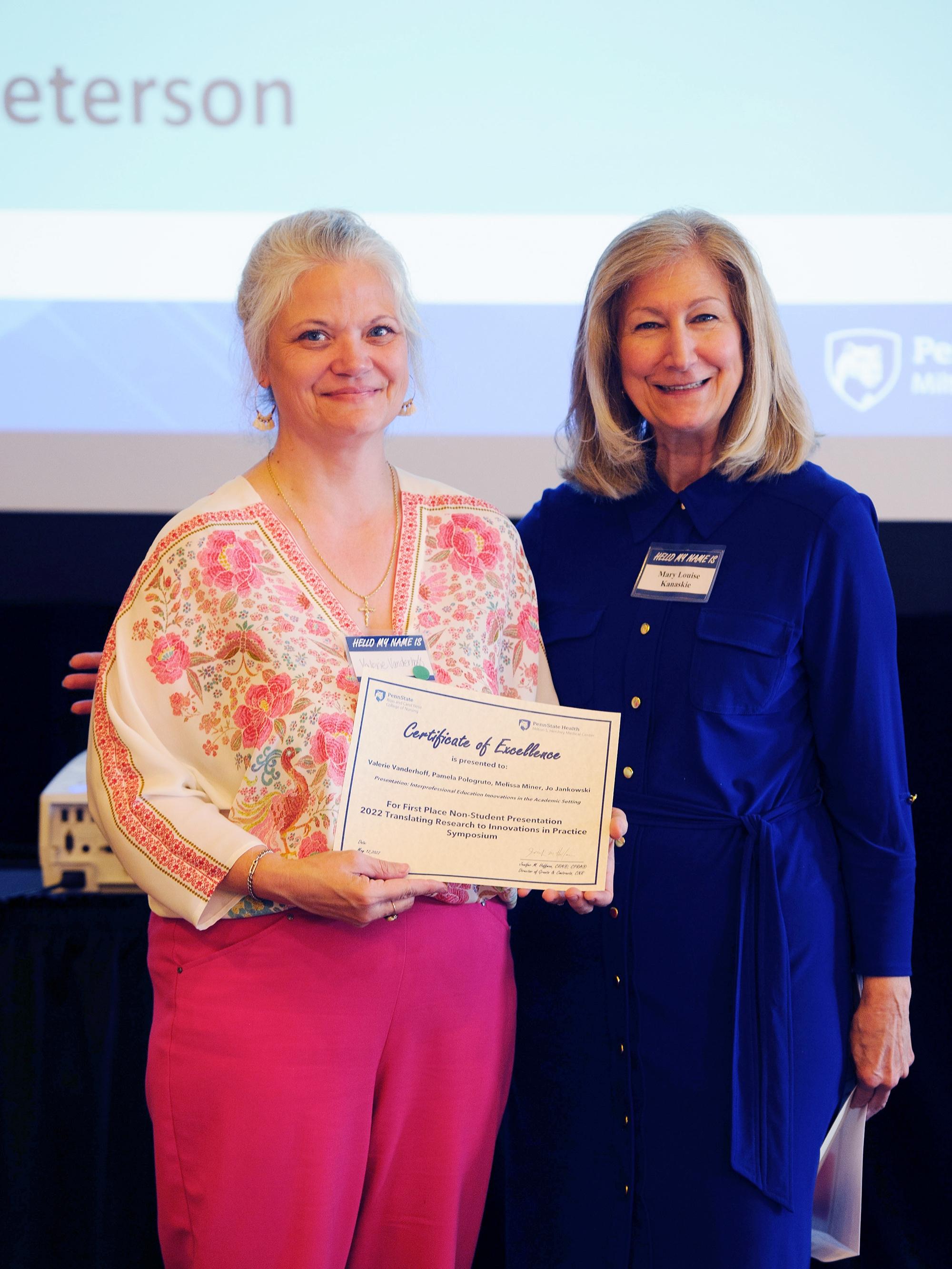 Mary Lou Kanaskie and Valerie Vanderhoff