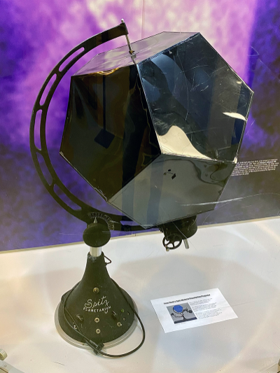 The original Spitz projector (serial No. 9) purchased by Henry Yeagley in the 1940s for Penn State’s first planetarium, in Osmond Laboratory, on the University Park campus