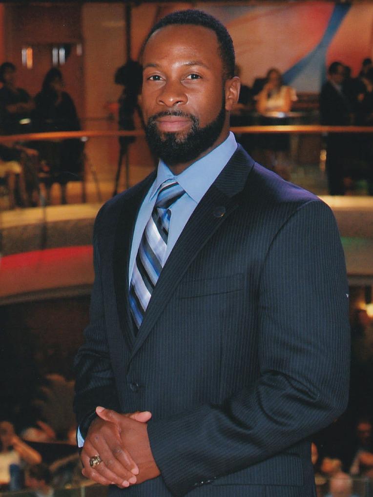 A portrait of Jeremy O'Mard, an executive in residence at Penn State Behrend.