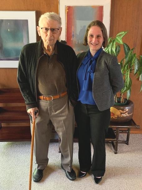 Paul Berg with Tracy Langkilde April 2022