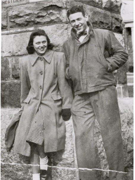 Millie and Paul Berg at Penn State in 1946.