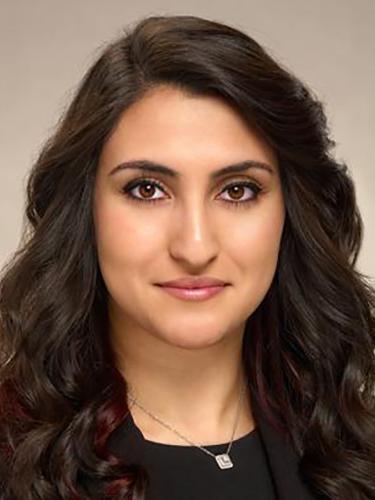 A headshot of Leila Farzam.