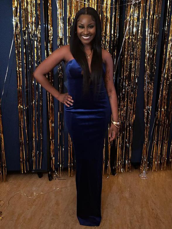 Genesis Severino-Ellis at the inaugural All-White Affair, an event created by Penn State’s chapter of the NAACP to celebrate the contributions of Black advocacy and excellence at the University.
