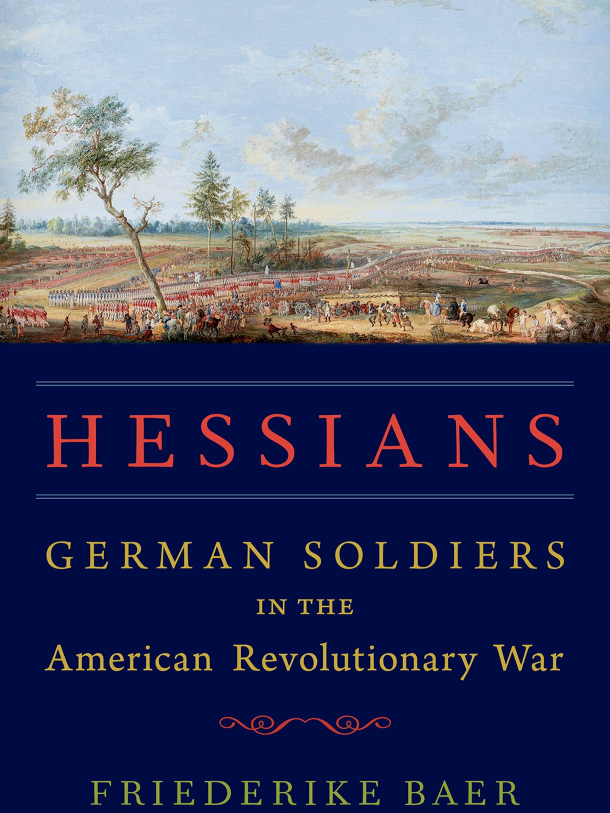 Book cover for book about Hessians in the Revolutionary War