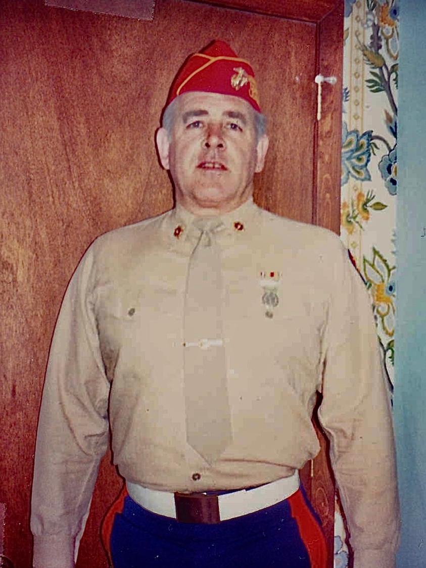 Richard Inhoffer in his Marine Corps uniform