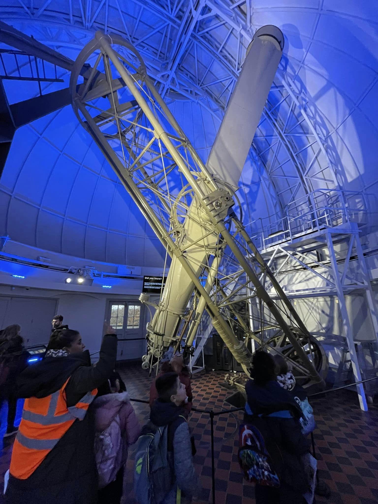 Students of the course CRIMJ 499 Serial Killers and European Criminal Justice at the Meridian Observatory.