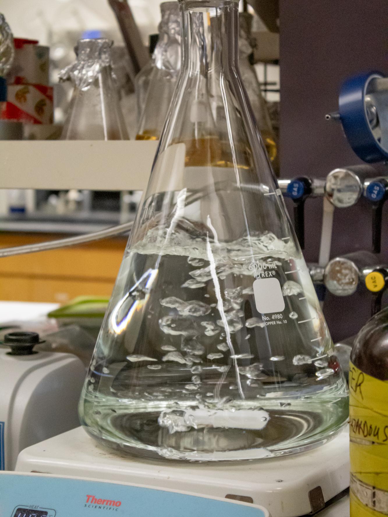 Lab equipment at the 2024 Bioinorganic Workshop