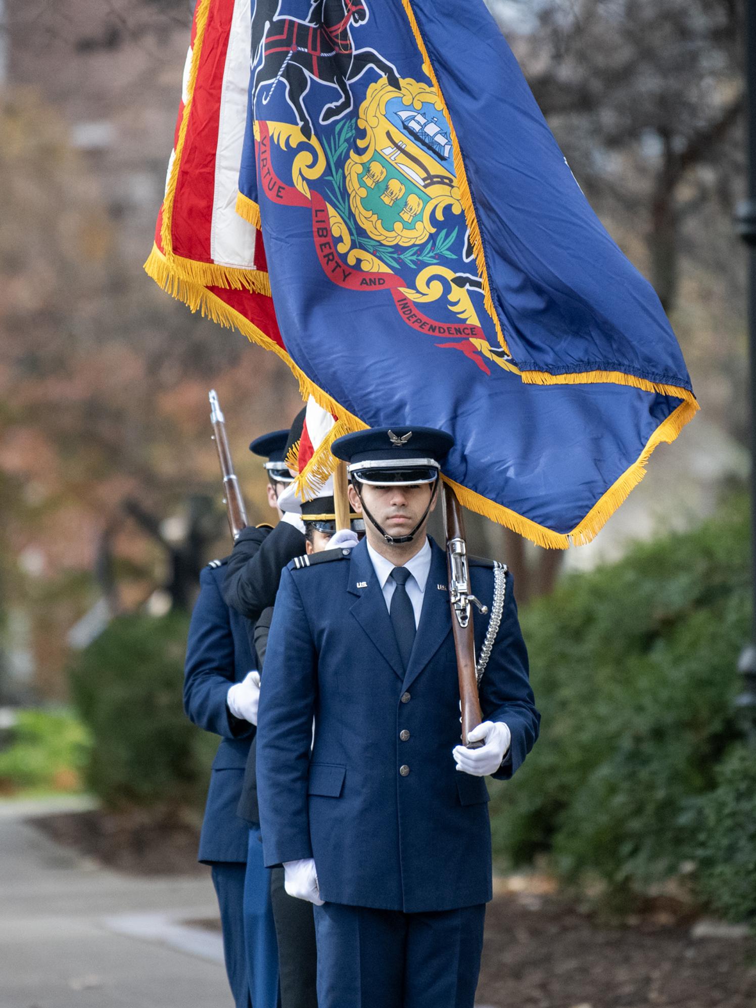 color guard ROTC vertical