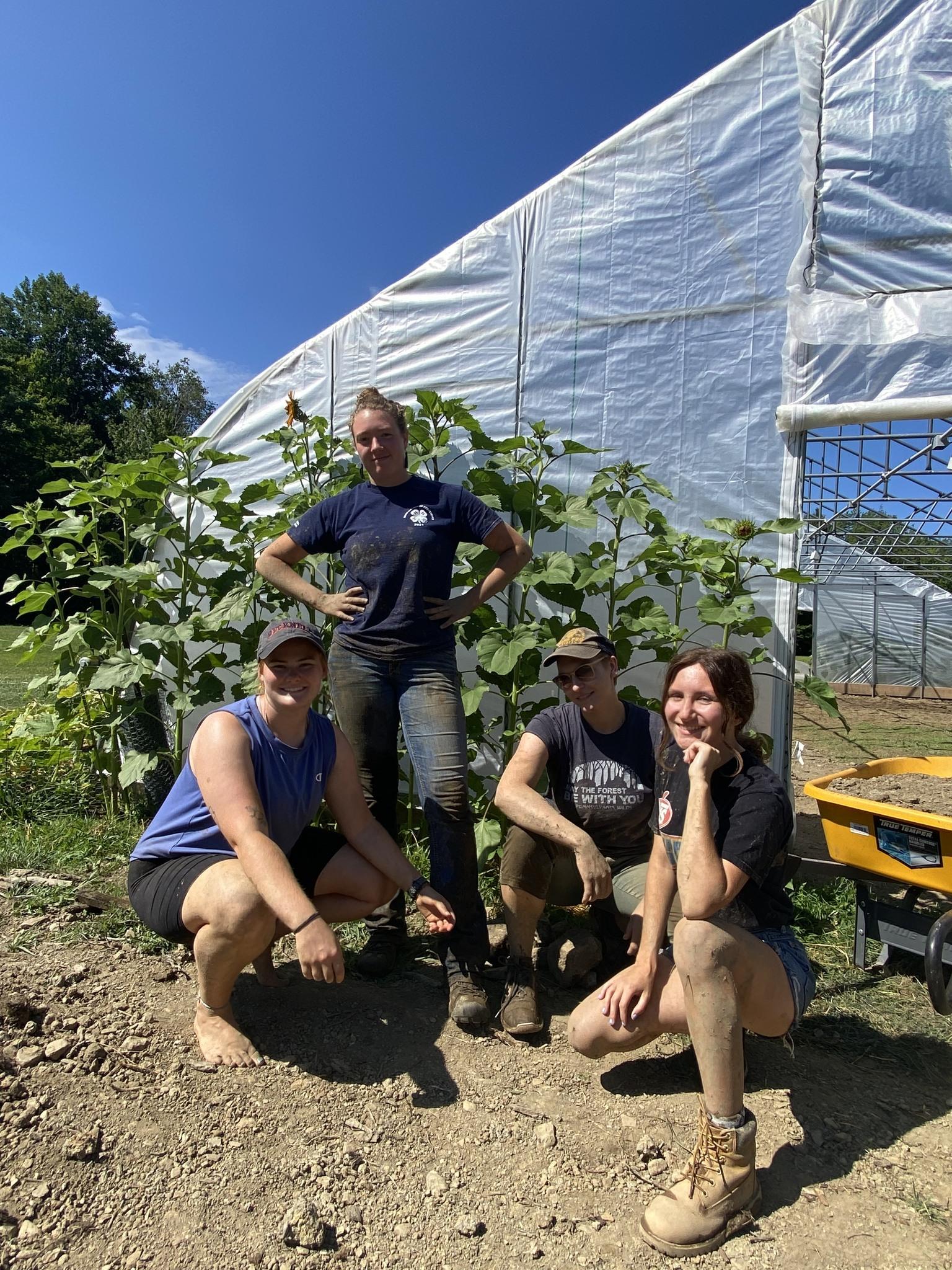 Landis and the members of Behrend Garden Club