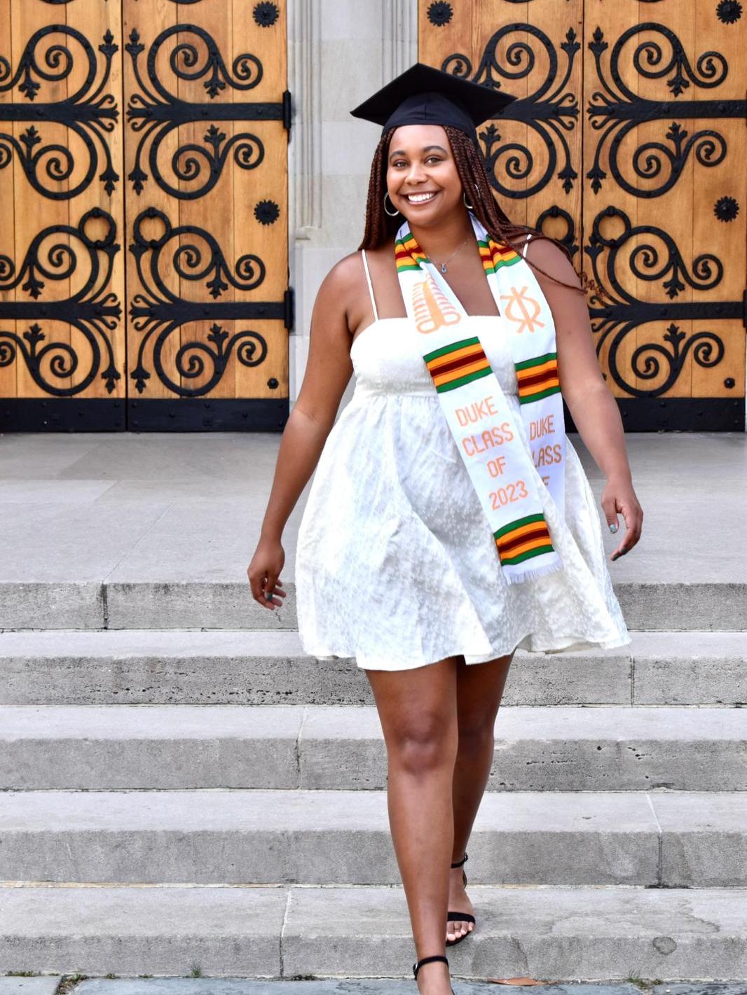 Dana Griffin-graduation outfit