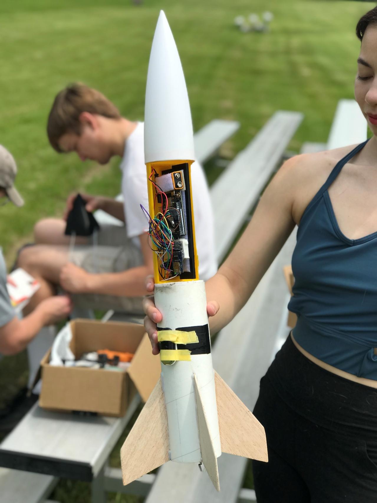 Close up rocket