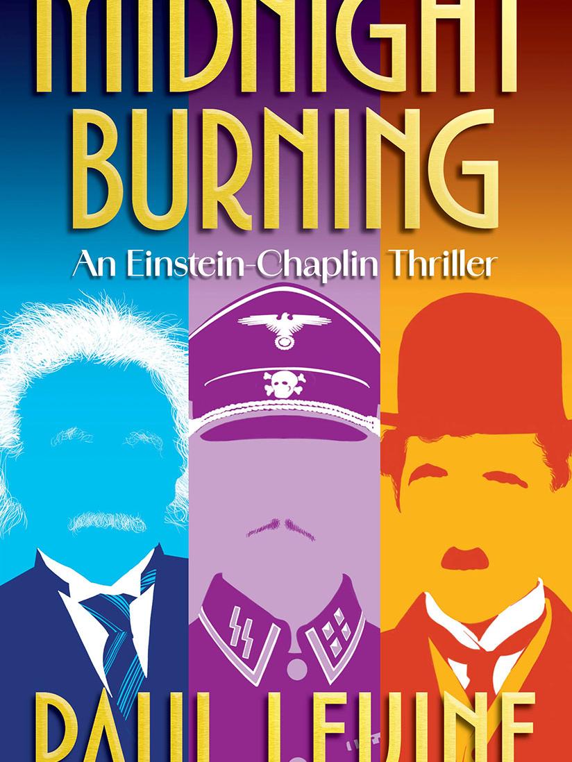 Book cover with drawings/portraits of three men