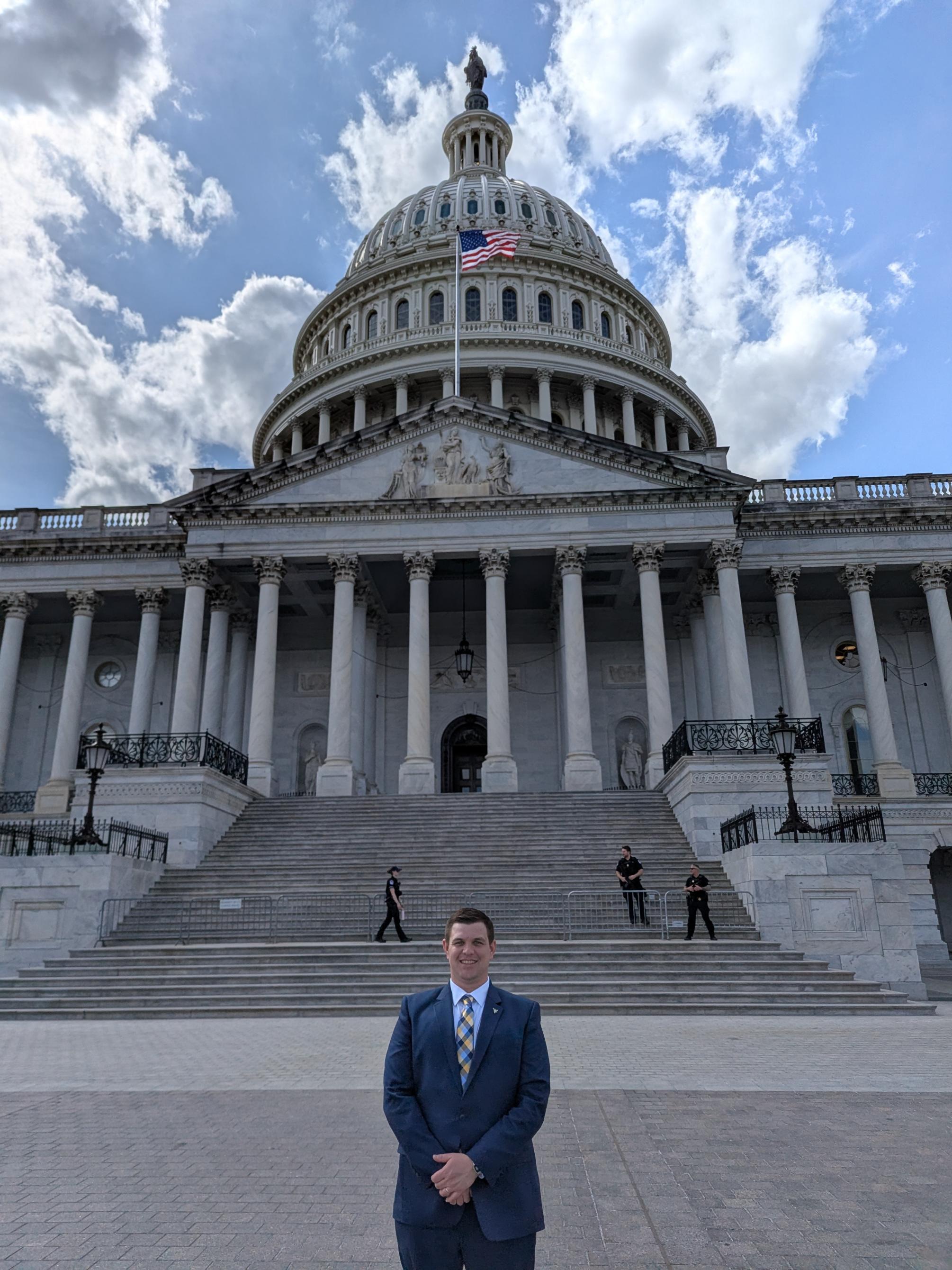 Rohrbaugh at the American Association of Colleges of Nursing (AACN) 2025 Student Policy Summit and Capitol Hill Day in Washington, D.C.