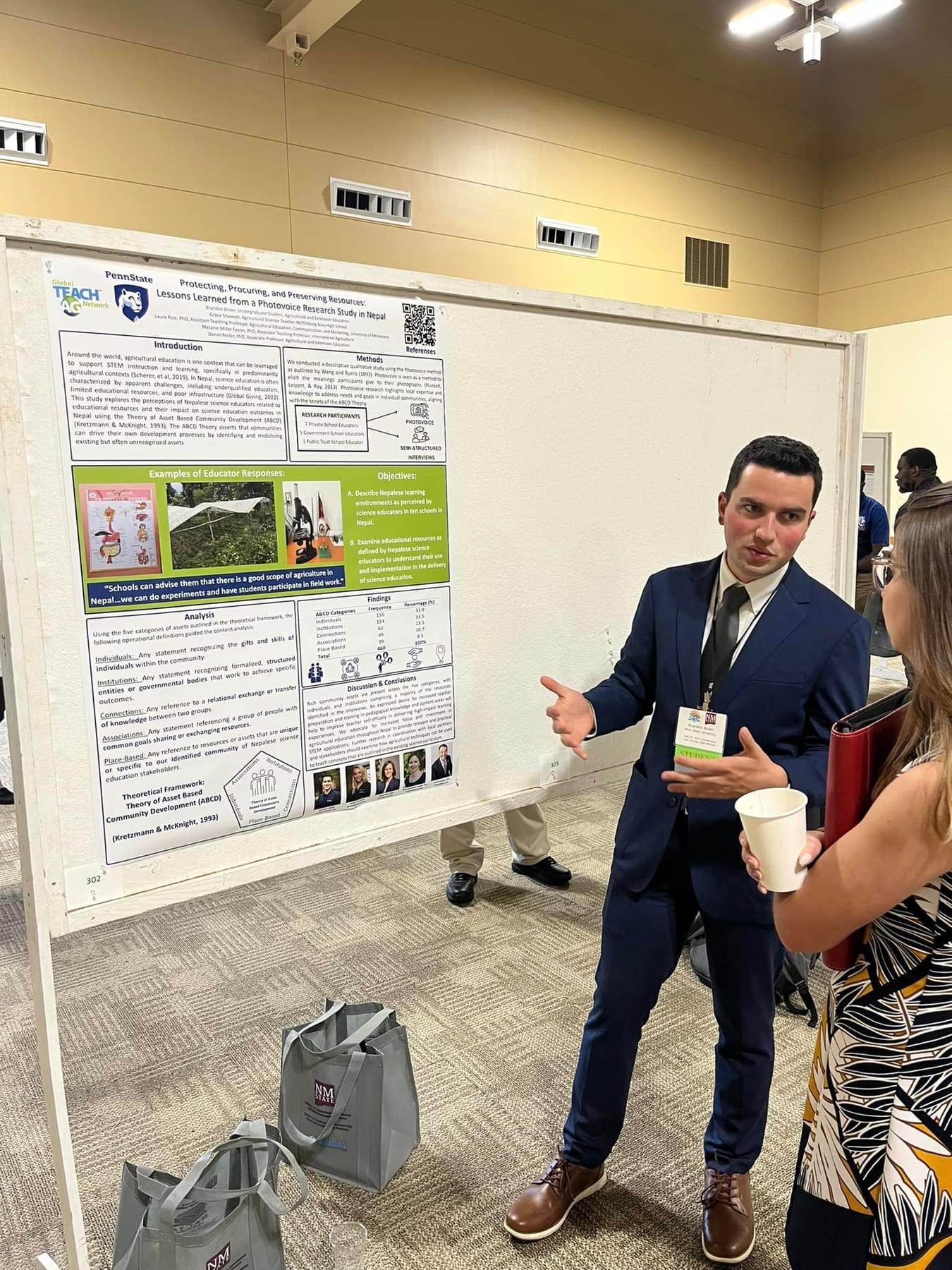 Bixler presents research