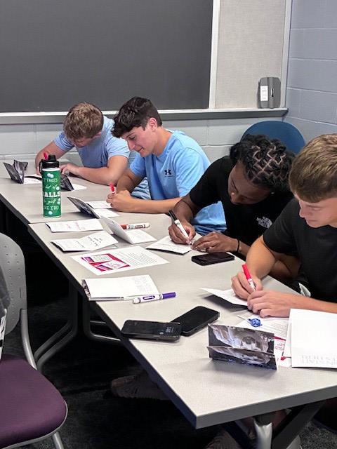 Mont Alto student-athletes write Cards of Encouragement for Special Olympics athletes