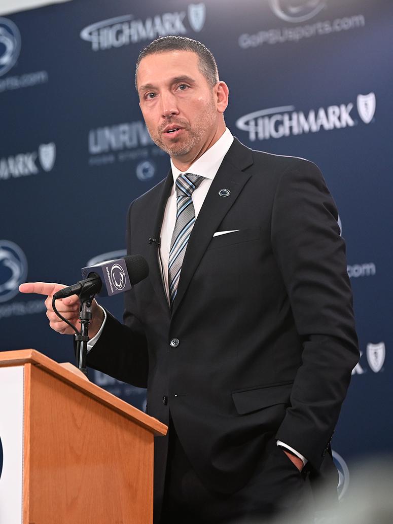 Matt Campbell at podium speaking