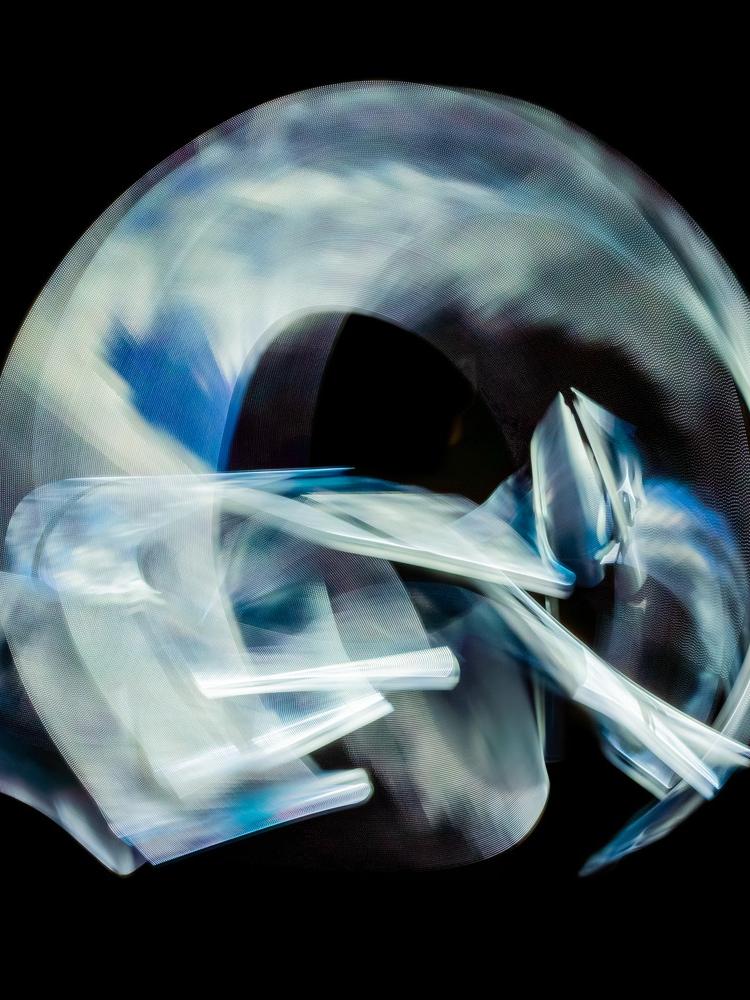 artistic rendering of light on a black background