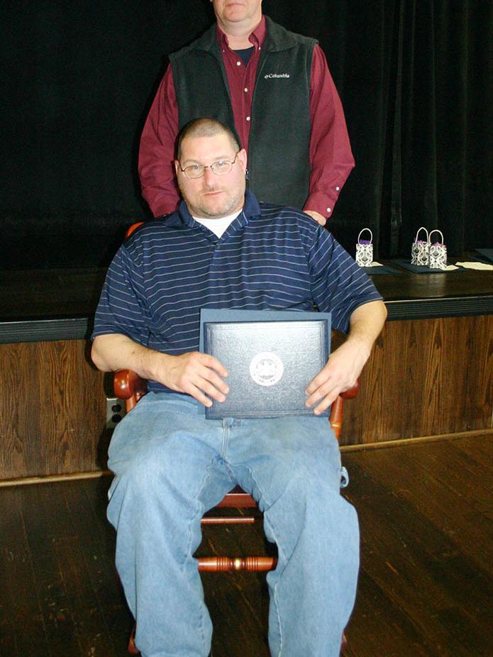 Penn State Hazleton employee celebrates 25 years of service. 