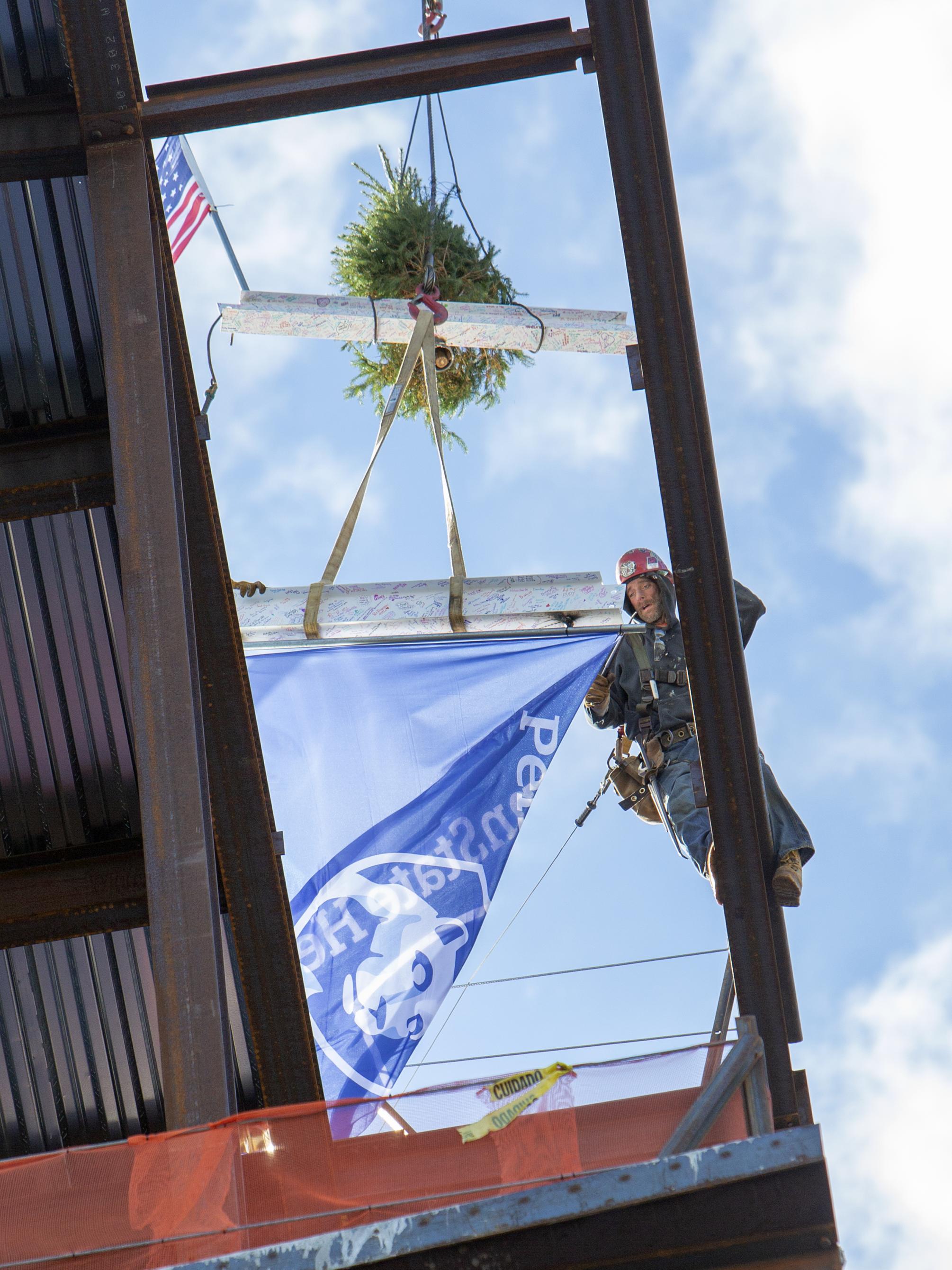 "Topping Off" ceremony at Penn State Children's Hospital