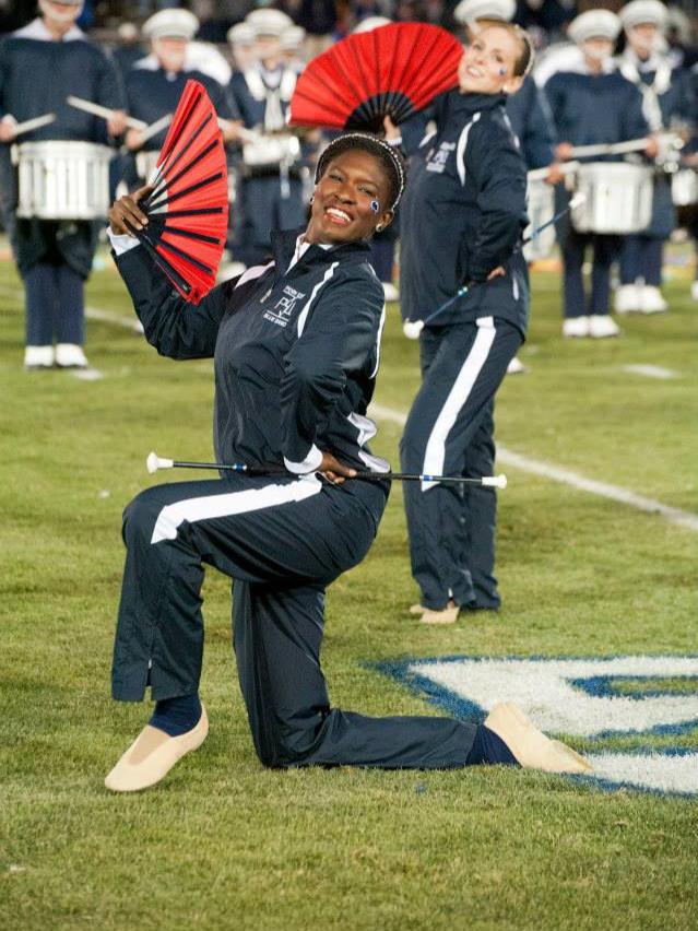 Touch of Blue majorettes perform at Penn State-Nebraska game, Nov. 23, 2013