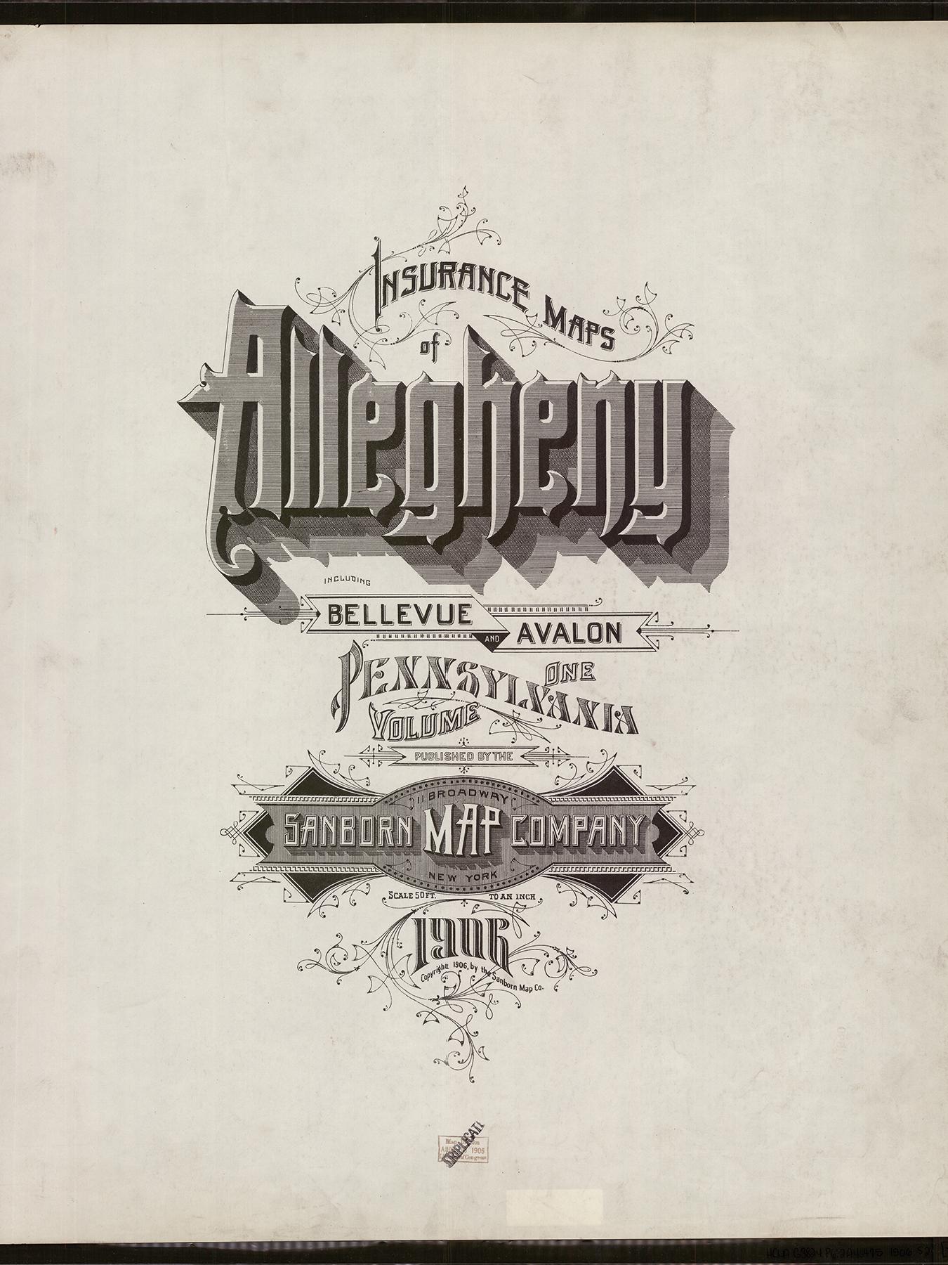 Sanborn Maps Allegheny 1906