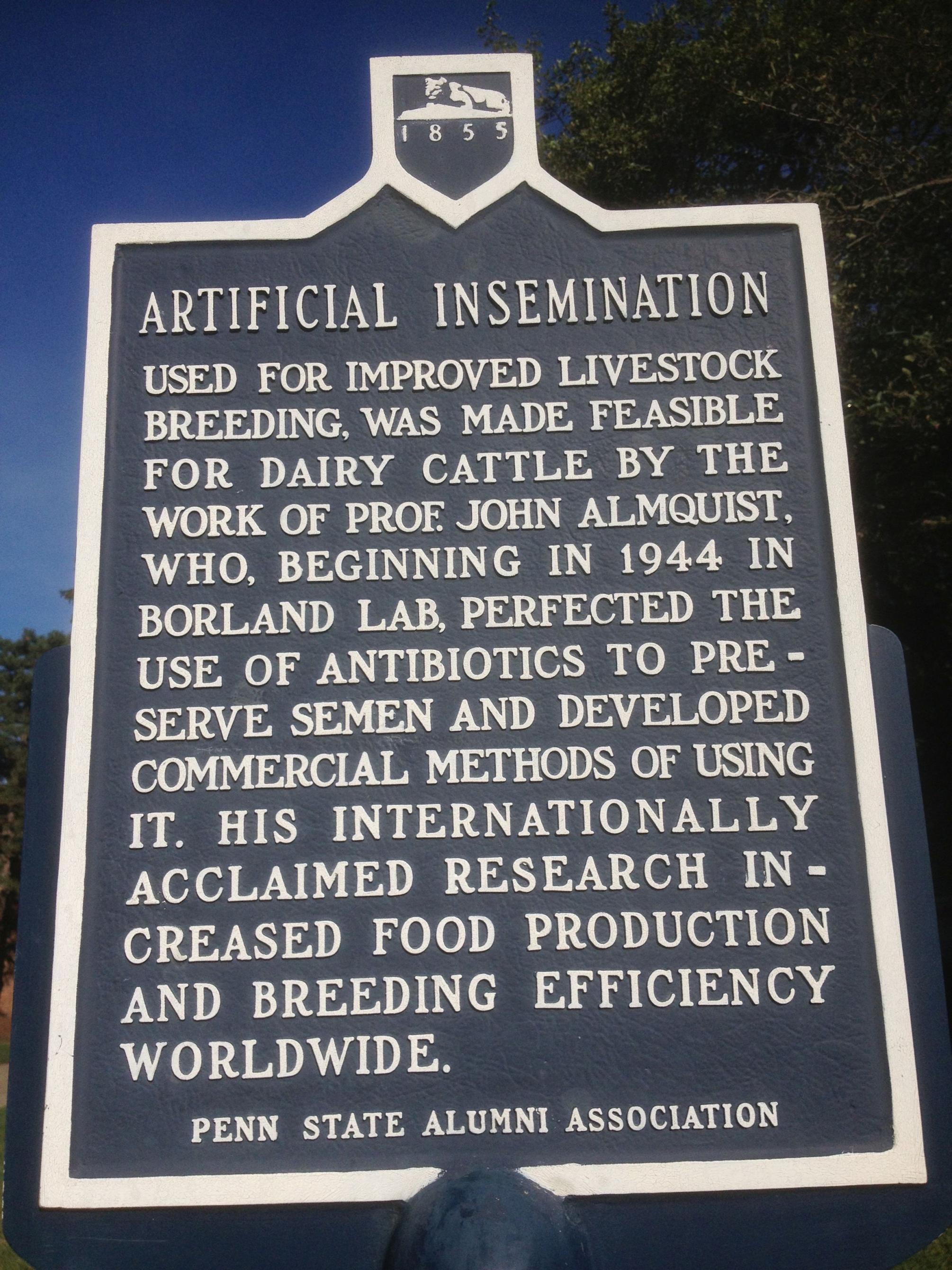 Almquist historical marker