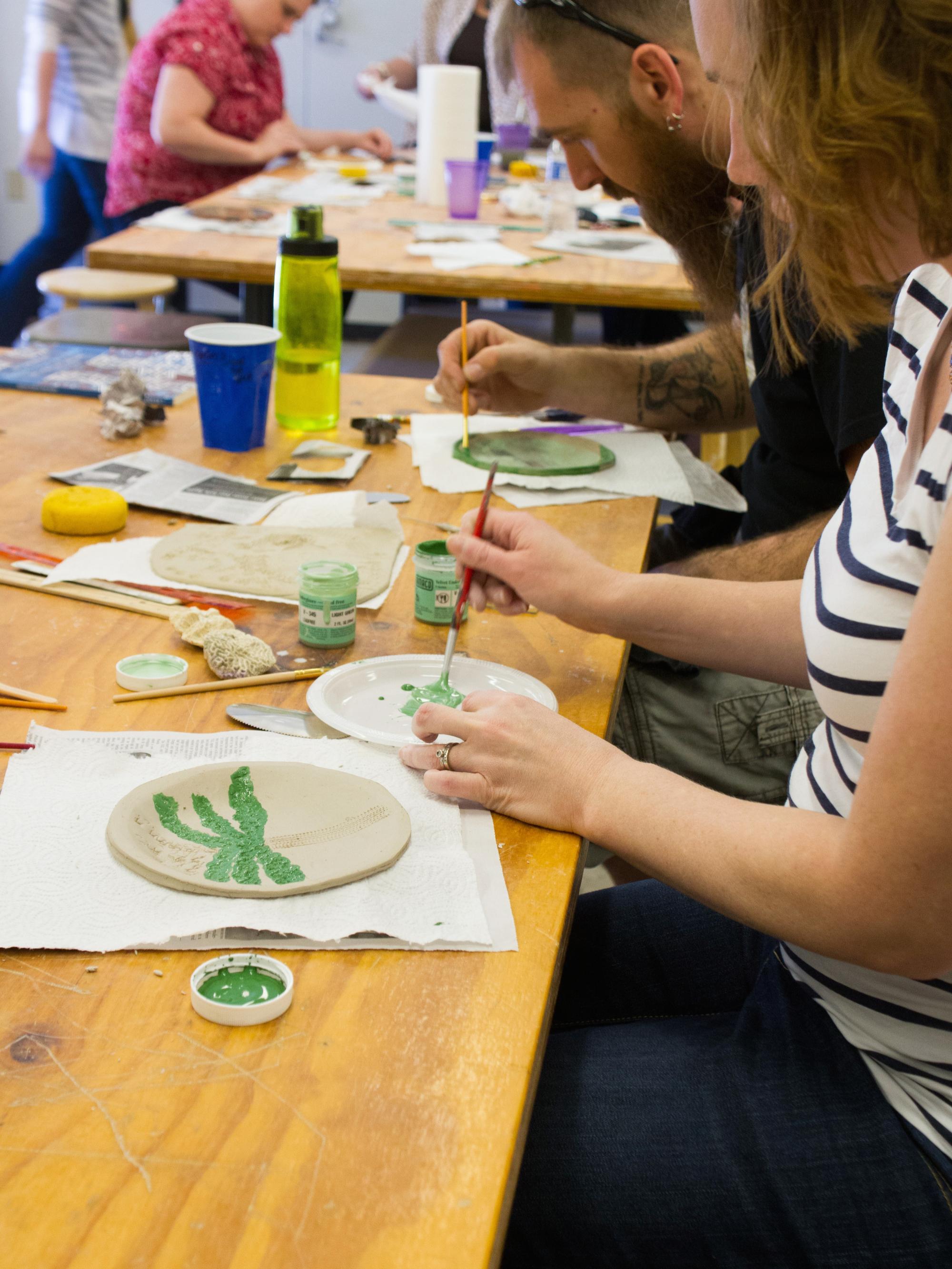 Ceramic Surface Decorating class 