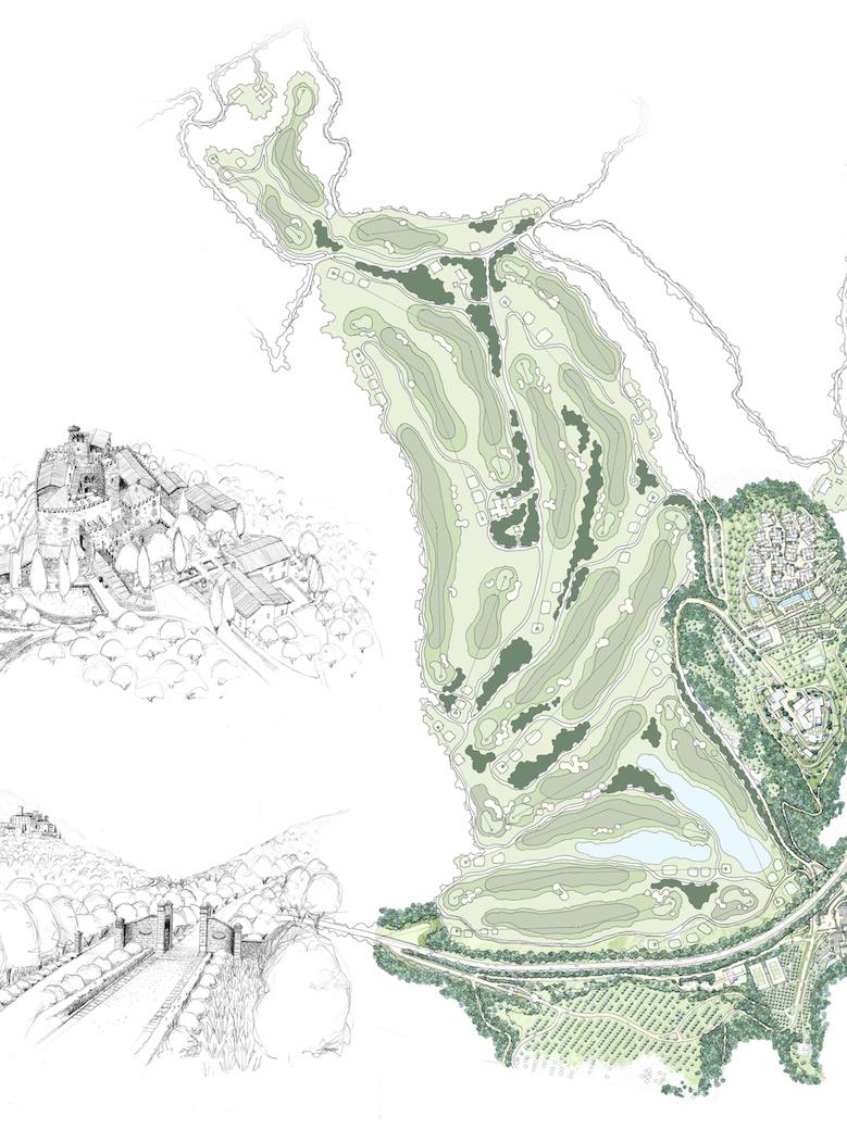 Antognolla Resort plan